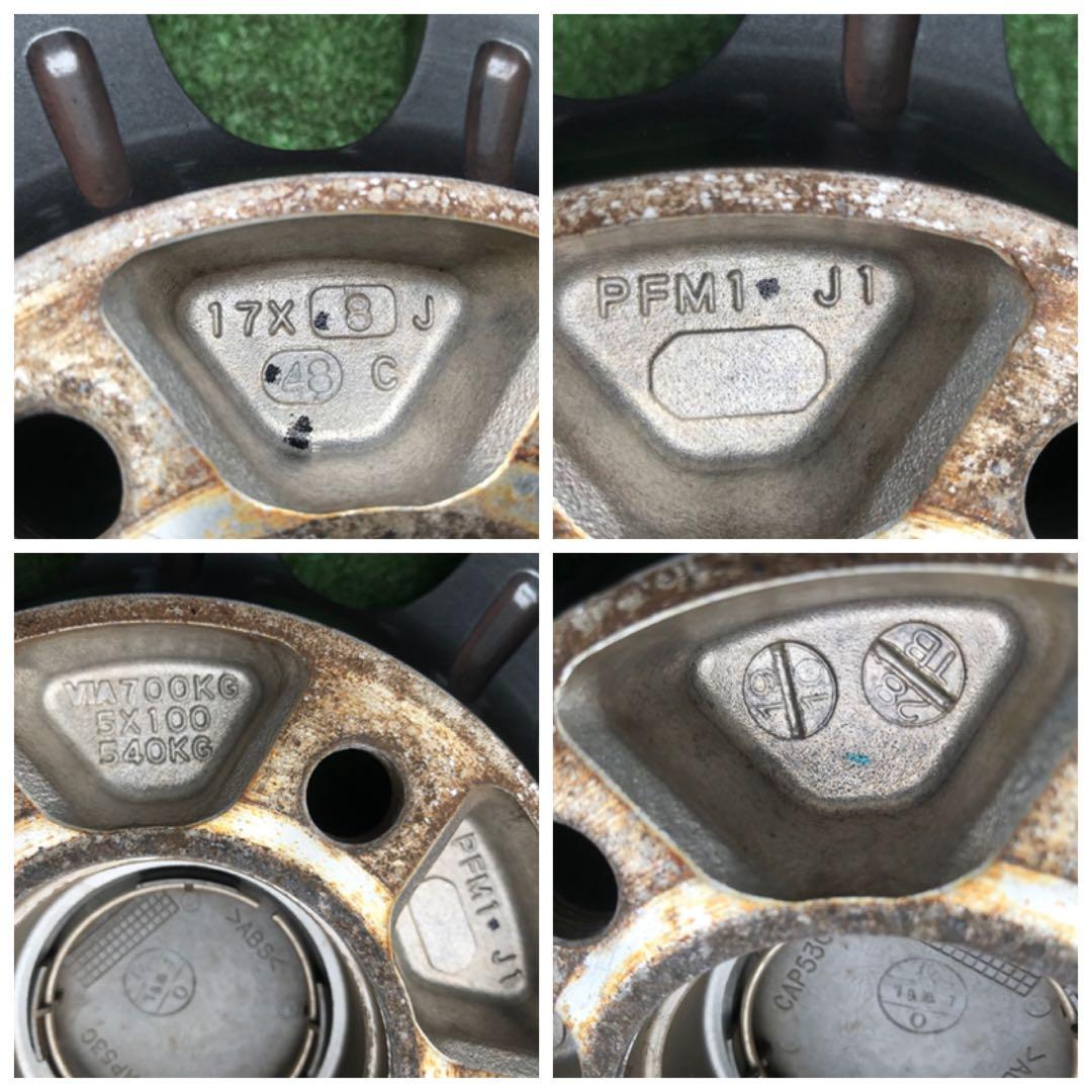 ENKEI PFM1、 M.A.T. Process 17インチアルミホイール