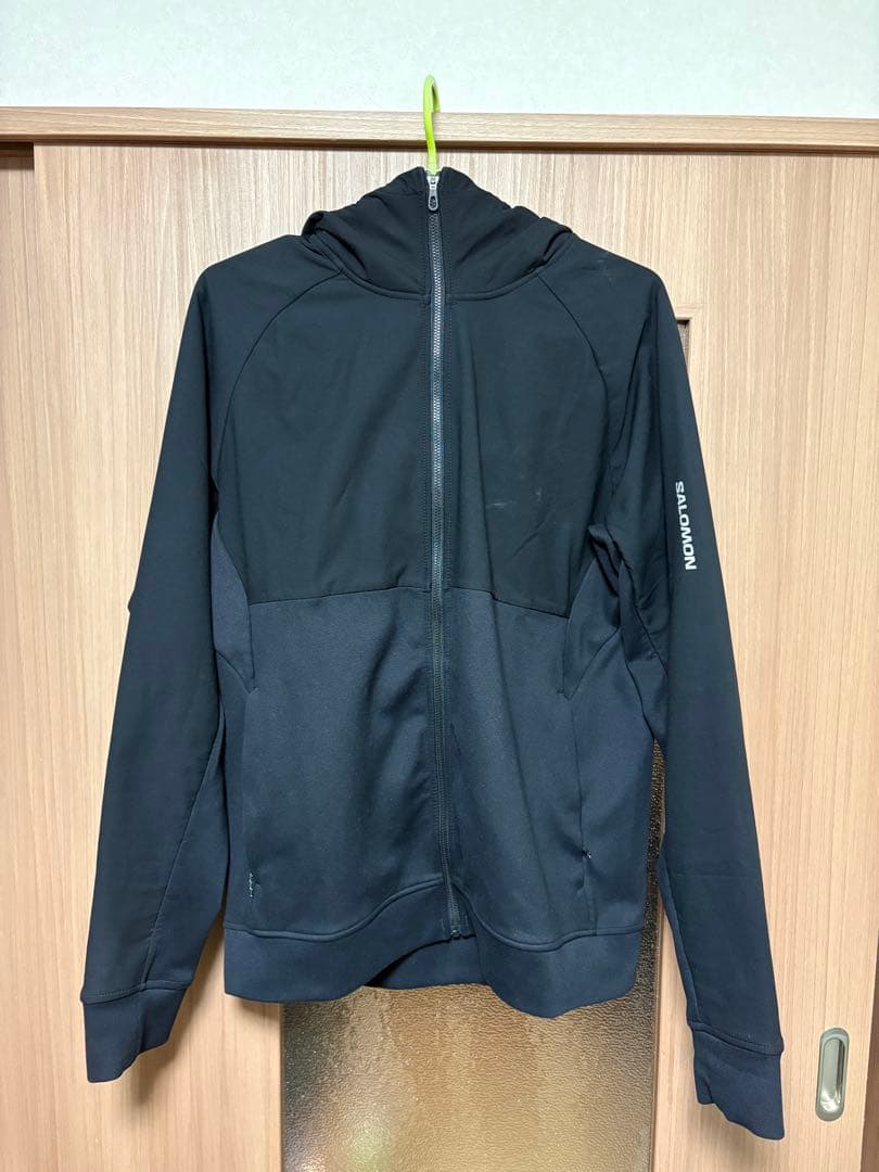 SALOMON RUNLIFE HOODIE M／メンズMサイズ