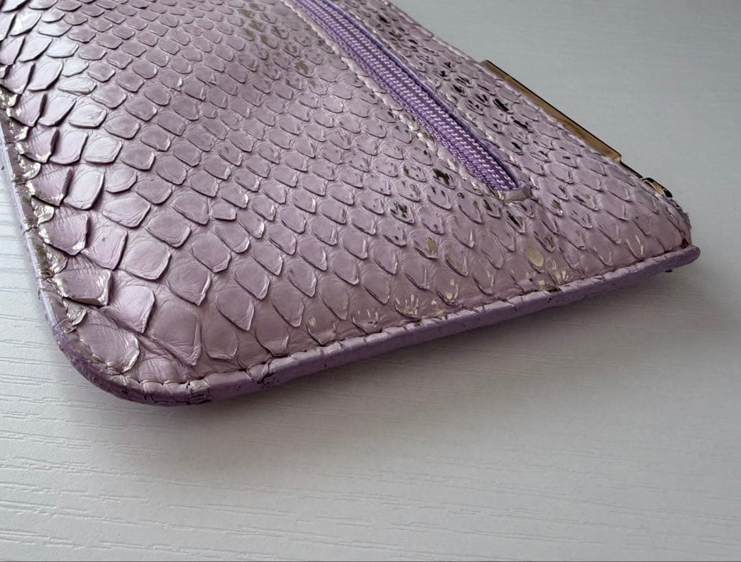 ATAO 長財布 ラベンダー　slimo(スリモ)パイソンリュクス　2022限定