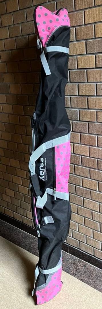 スキー板とストック、袋セット　150cm