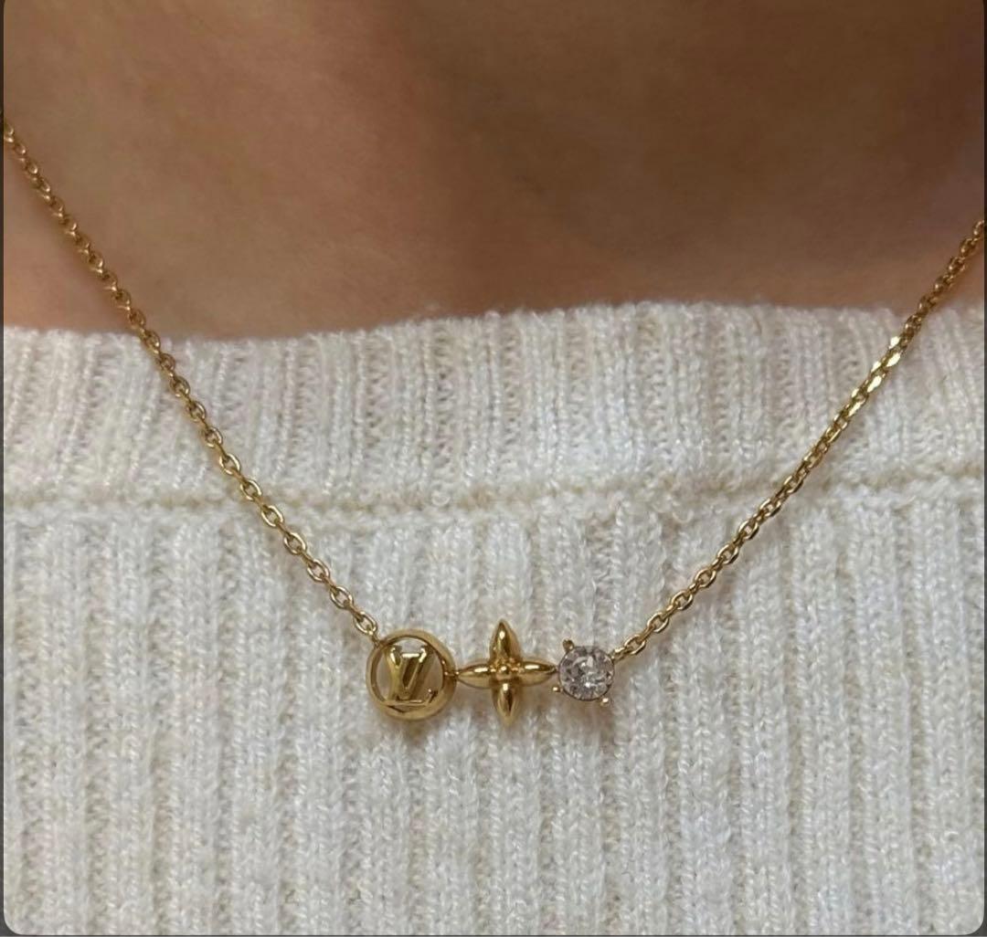 ルイヴィトン コリエ プティルイ ネックレス ゴールド