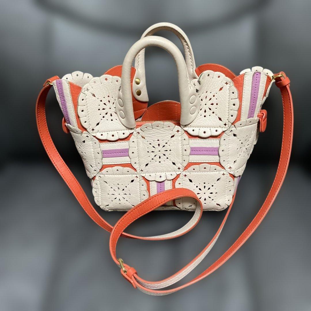 ジャマンピュエッシュ　ロザリンダ　ミニ　2way ショルダー　パッチワーク