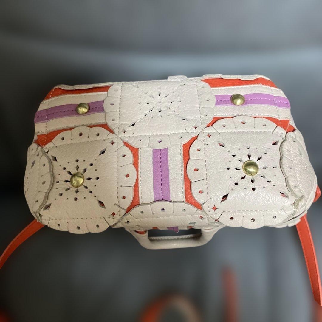 ジャマンピュエッシュ　ロザリンダ　ミニ　2way ショルダー　パッチワーク