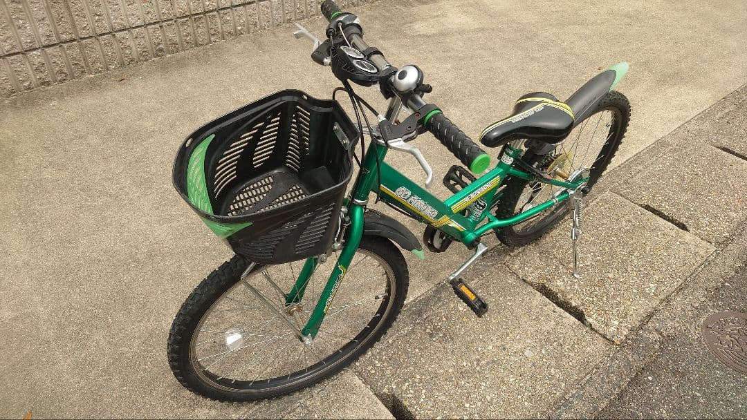 22インチ　6段切替　自転車　子供用　【引取り専用】