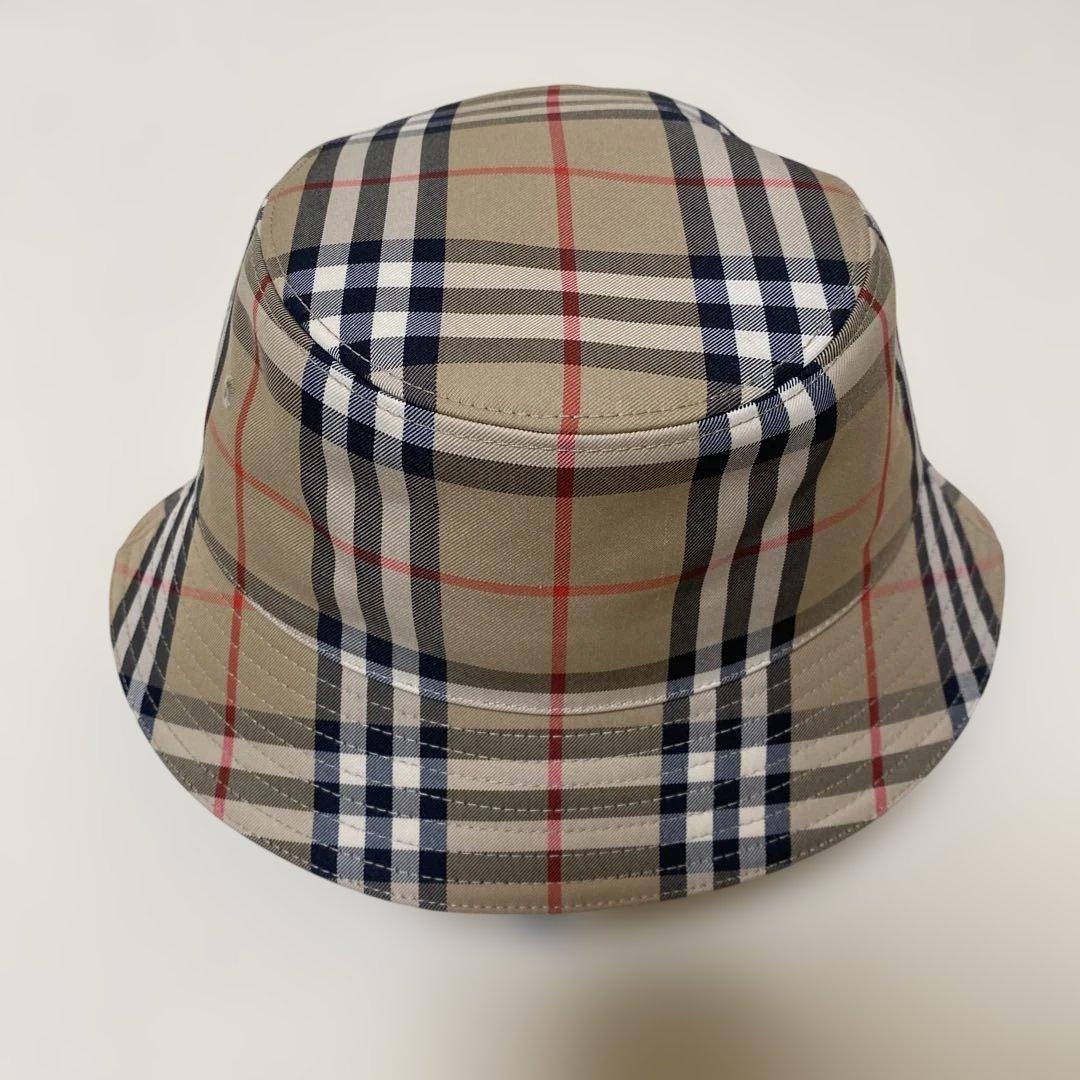 BURBERRY チェック柄 バケットハット S
