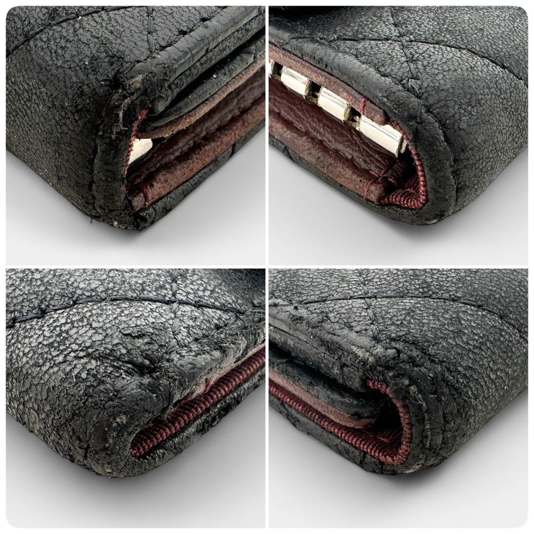 CHANEL マトラッセ ココマーク キーケース キルティング ブラック 黒