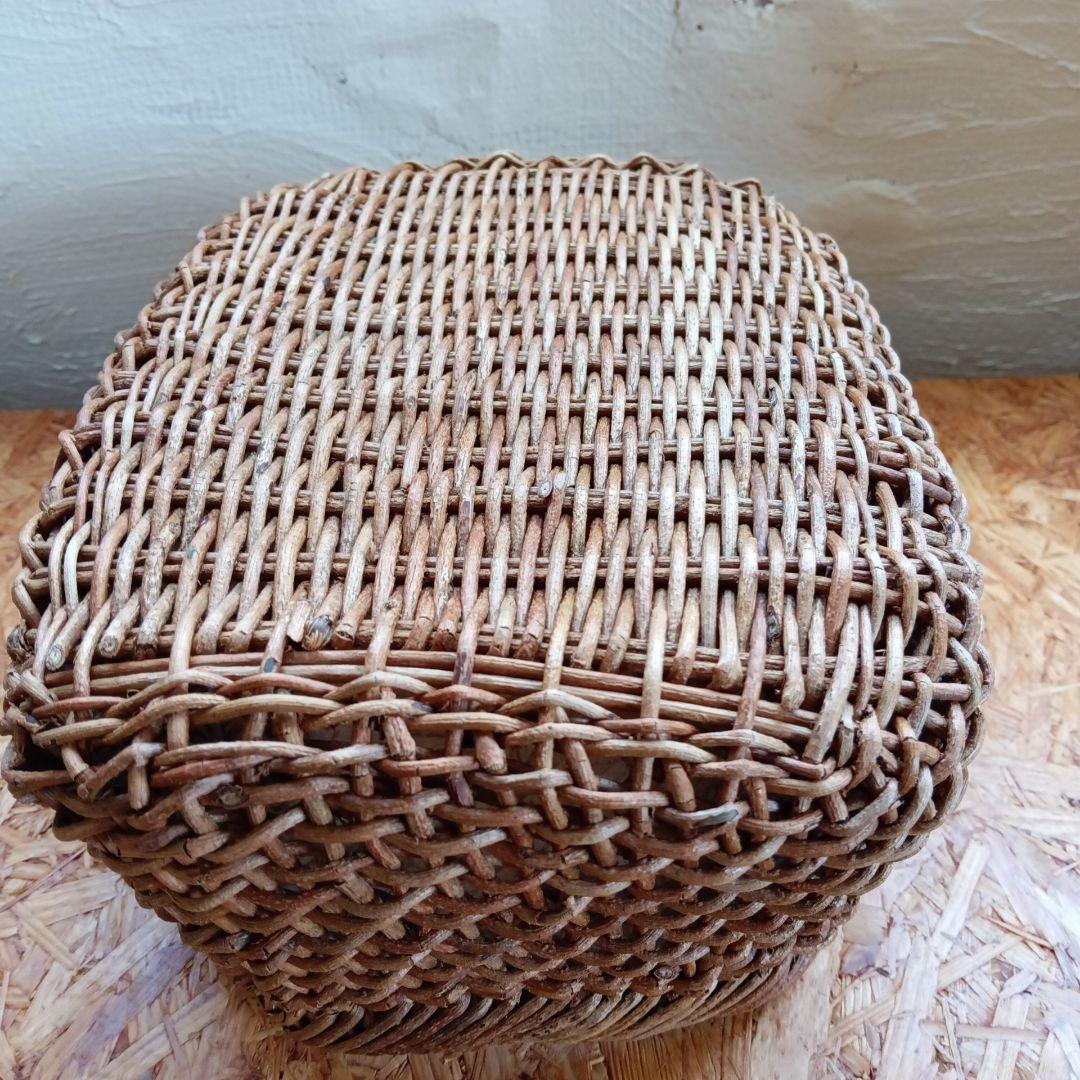 あけび蔓　パン・果物籠