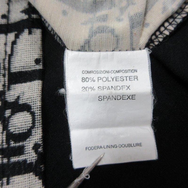 MY1863▲ChristianDior▲トロッター柄　総柄 長袖T イタリア製