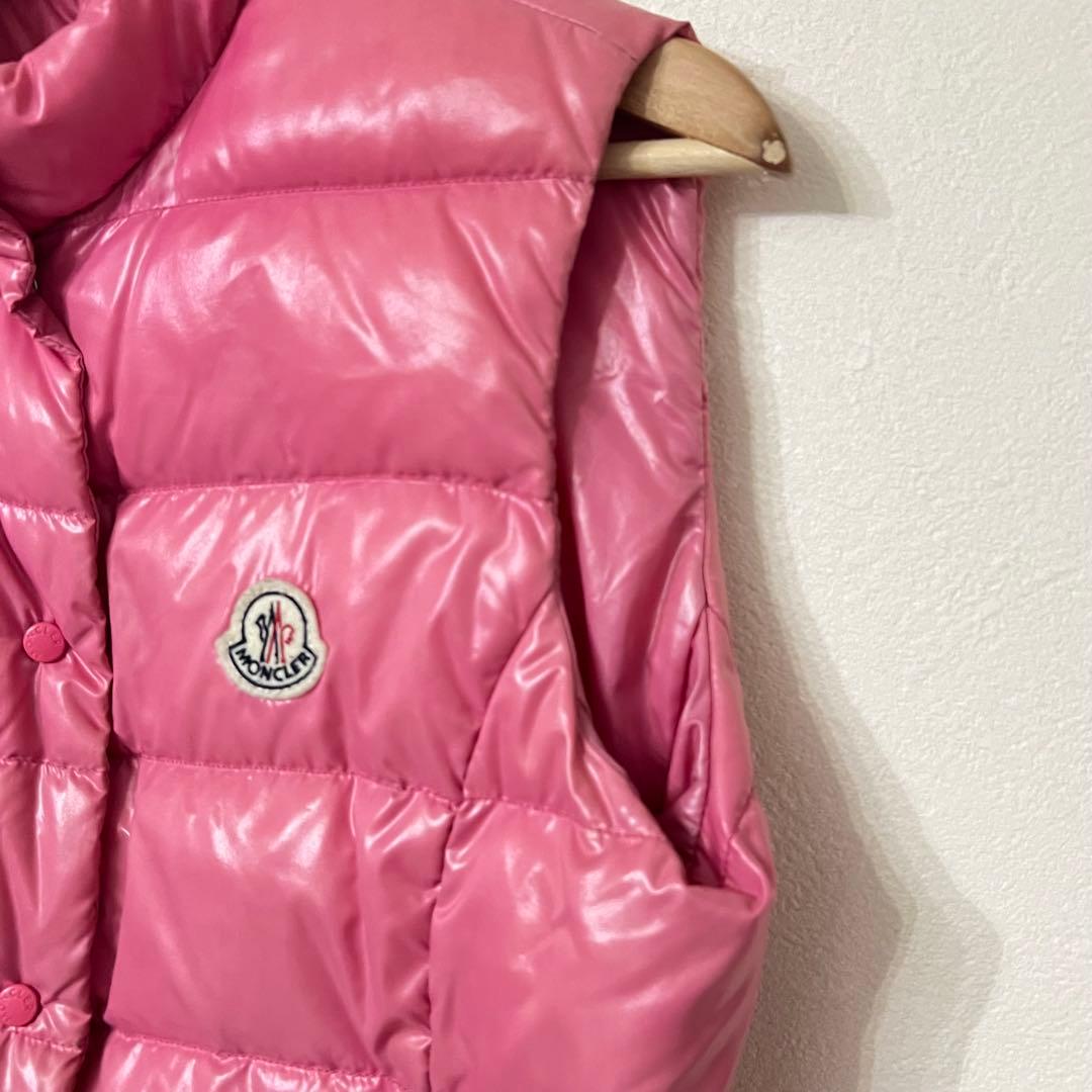 【2/9までSALE】モンクレール レディース ベストダウン ピンク XS