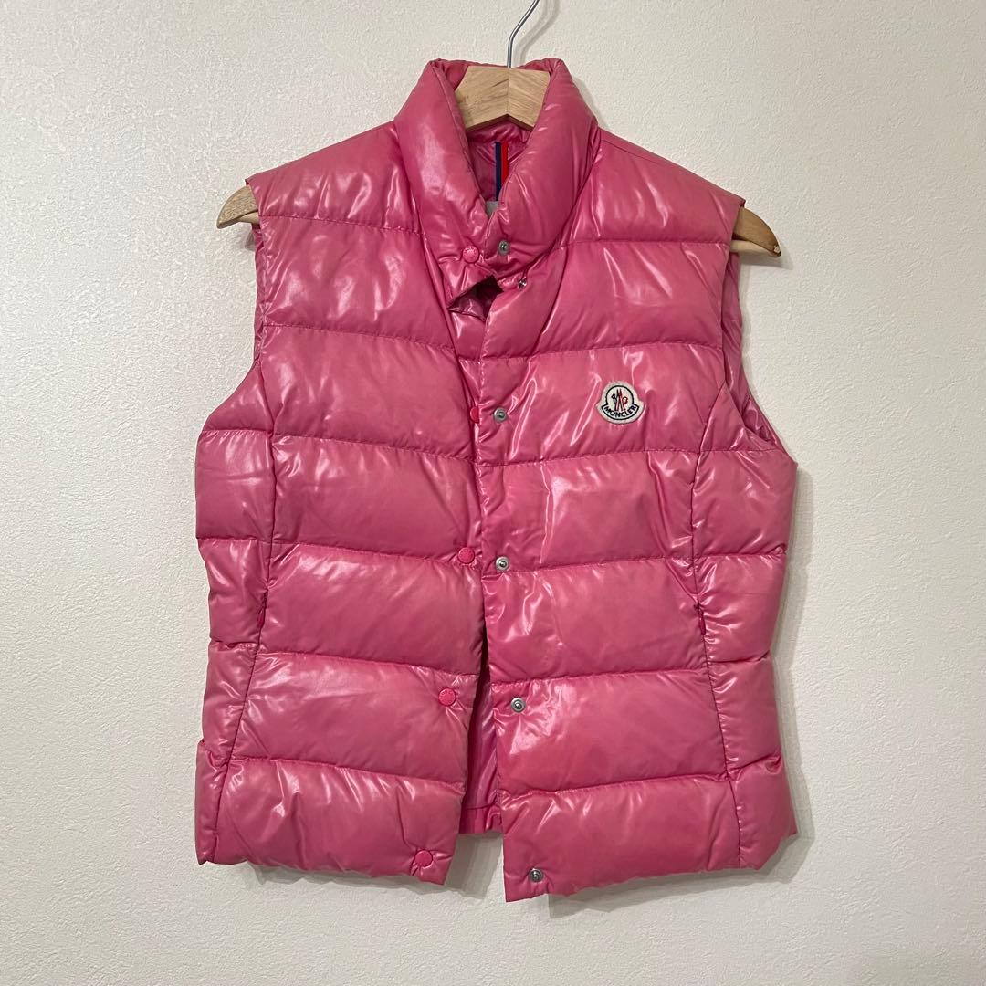 【2/9までSALE】モンクレール レディース ベストダウン ピンク XS