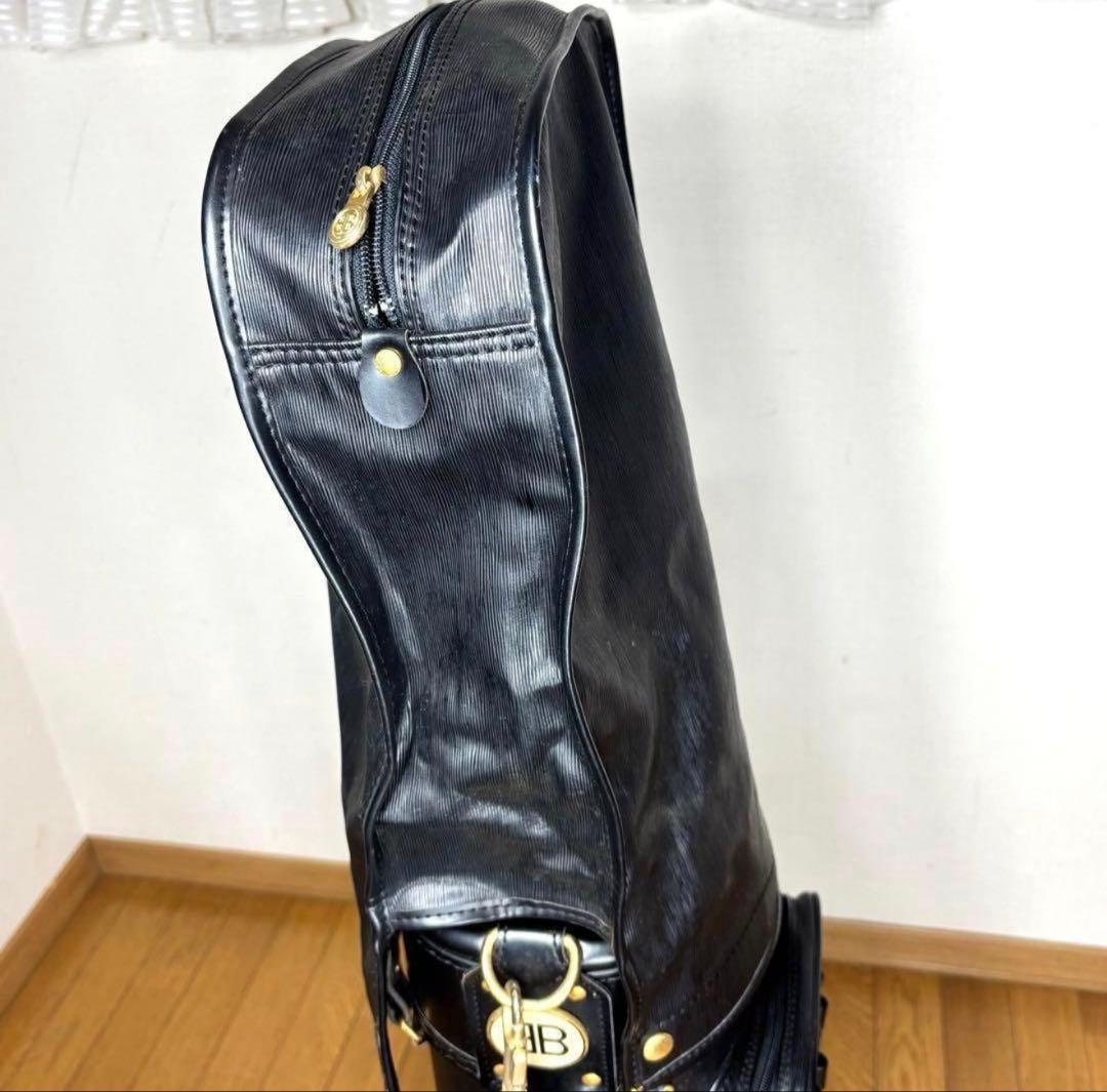 DUNLOP × BALENCIAGA レディース キャディバッグ ブラック