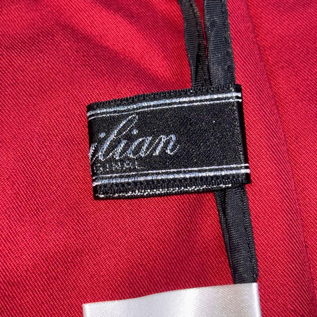 トシ レリアン 未使用 トレンチコート 赤 サイズ13＋ 大きいサイズ