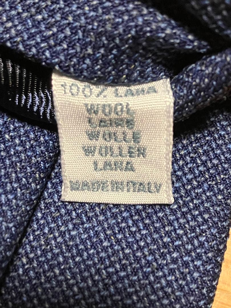 REDA ネクタイ　ネイビー　ソリッド　レダ　無地　イタリア製　紺