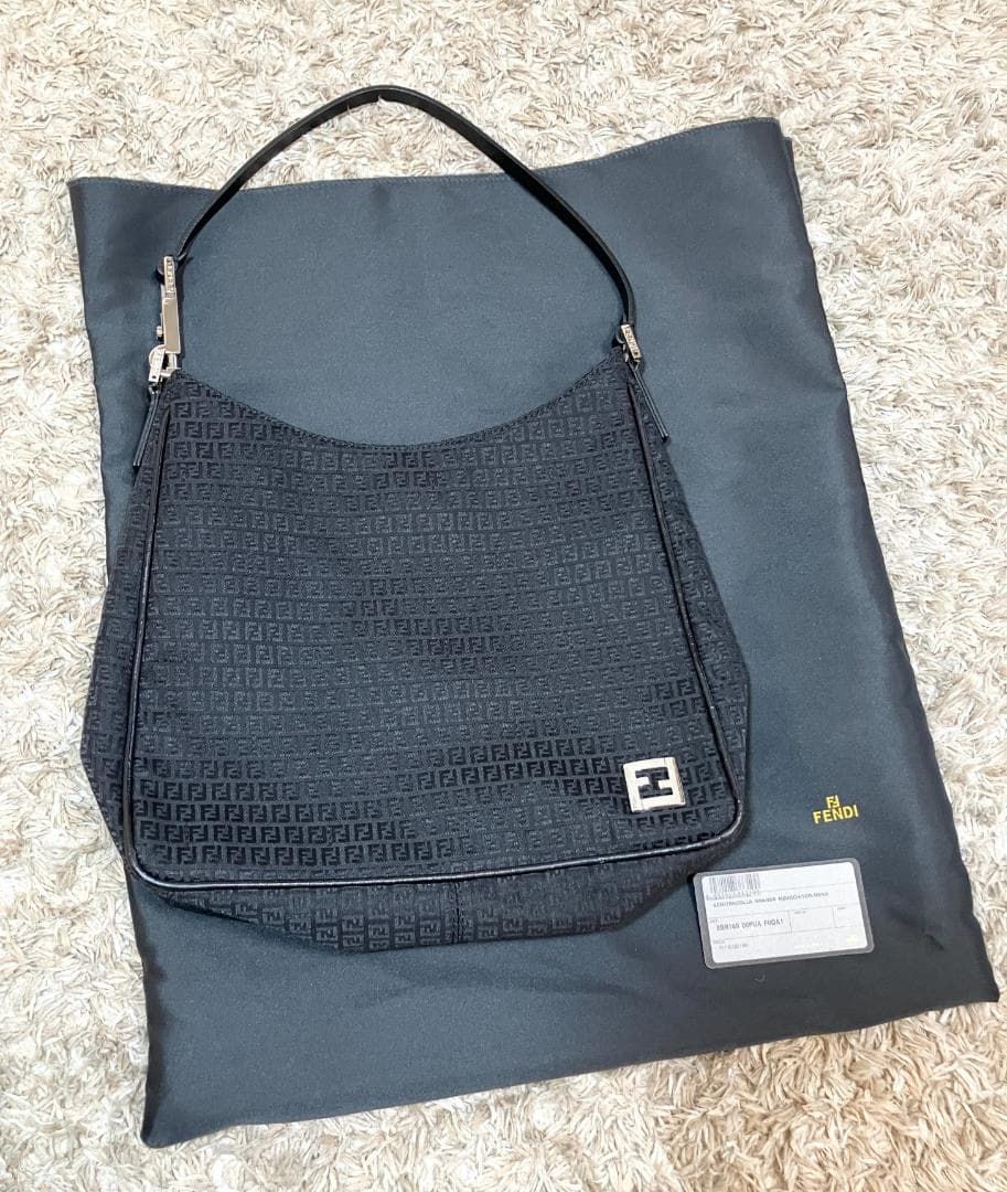 フェンディ FENDI ハンドバッグ ワンショルダー ズッキーノ 劣化有り