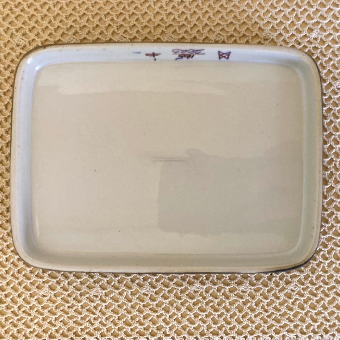 ロイヤルコペンハーゲン テネラ 紫の花バターボックス デンマーク製 1個