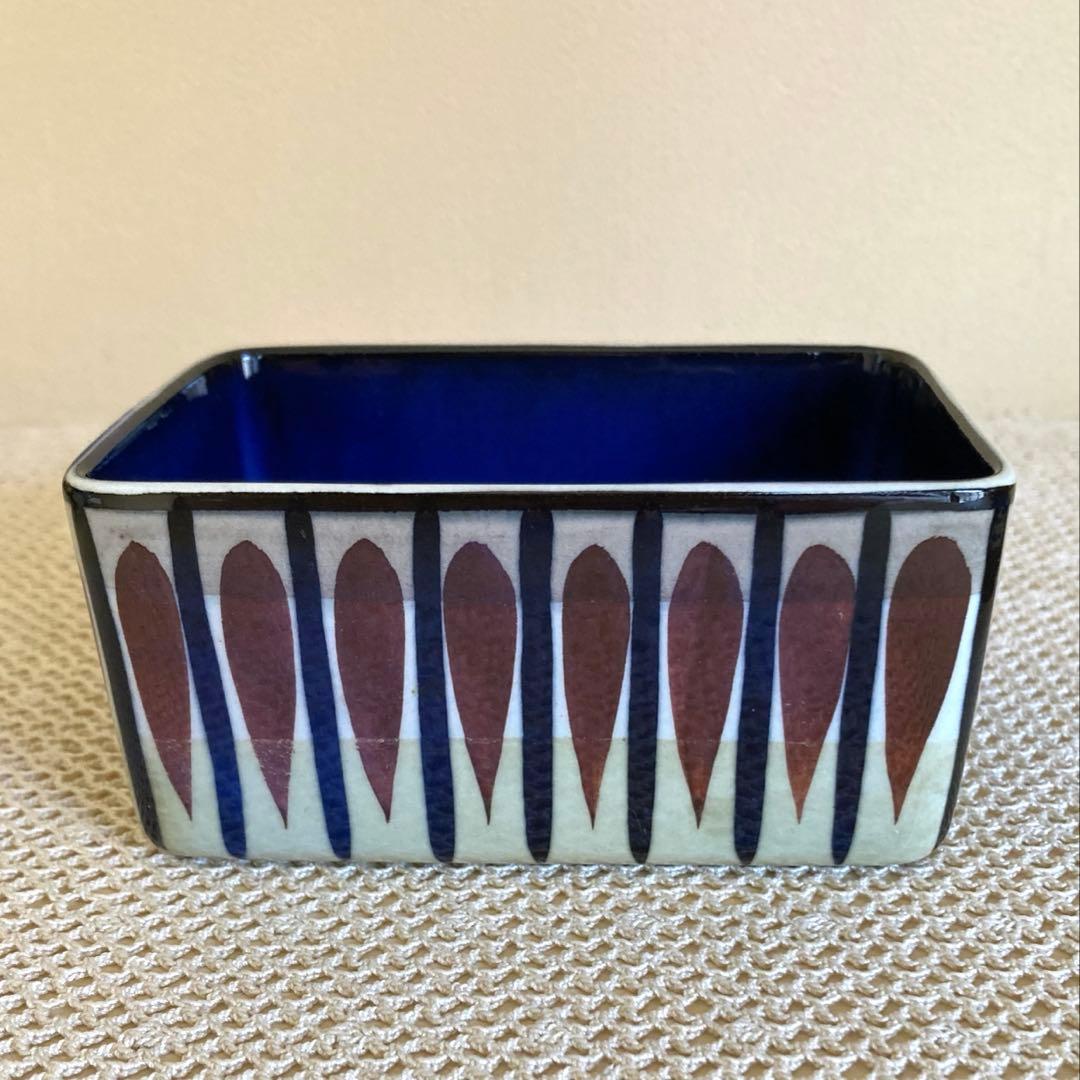 ロイヤルコペンハーゲン テネラ 紫の花バターボックス デンマーク製 1個