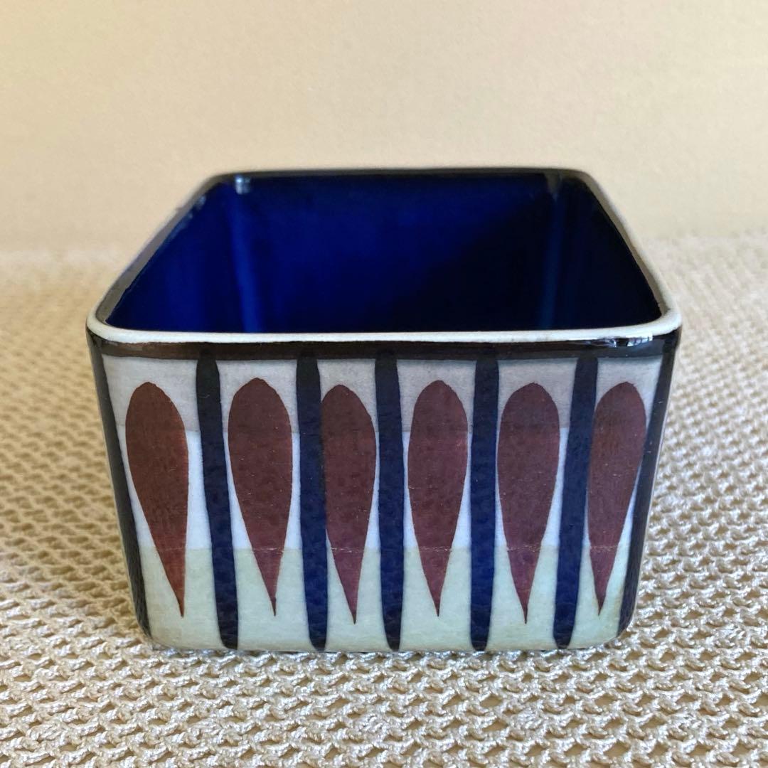 ロイヤルコペンハーゲン テネラ 紫の花バターボックス デンマーク製 1個