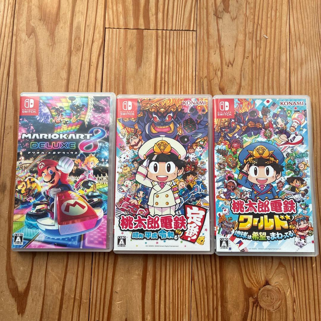 マリオカート8 デラックス & 桃太郎電鉄 3本セット