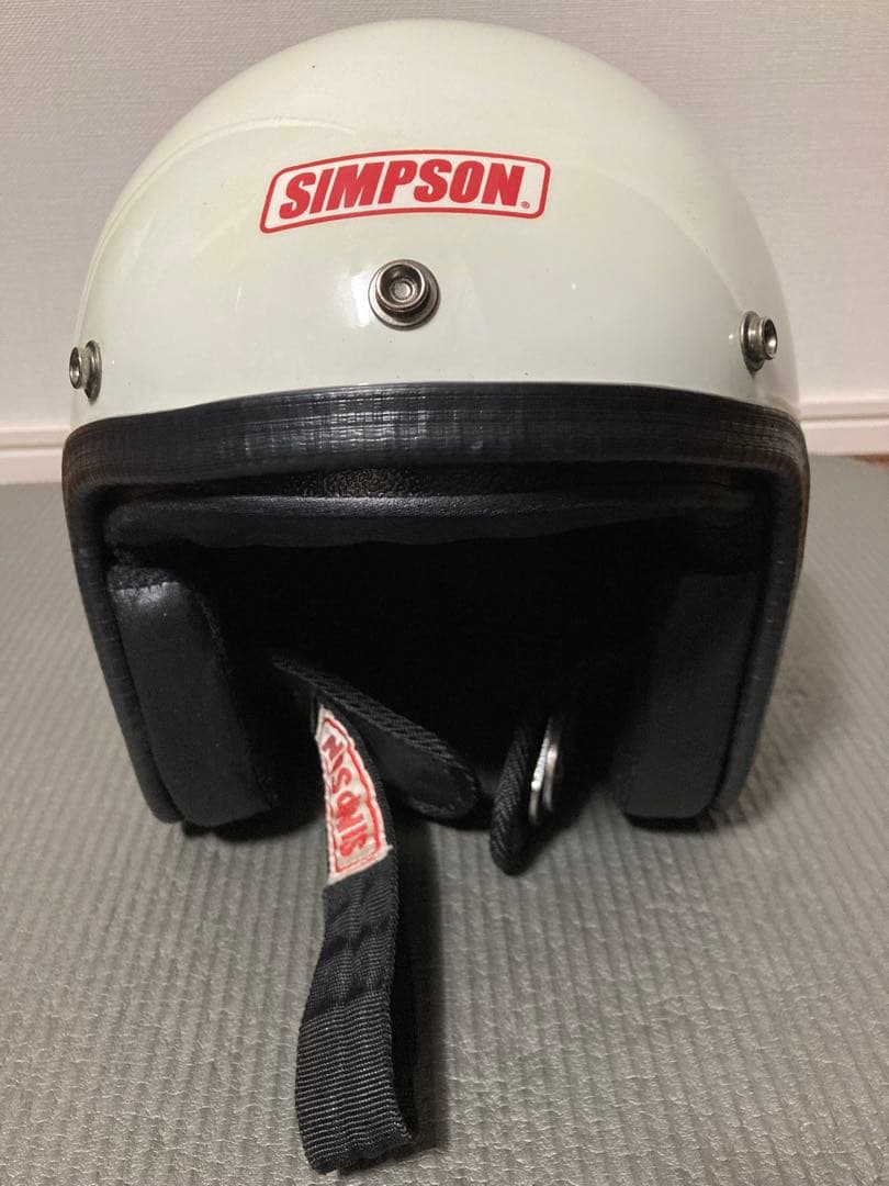 SIMSPON ジェットヘルメット ホワイト Mサイズ