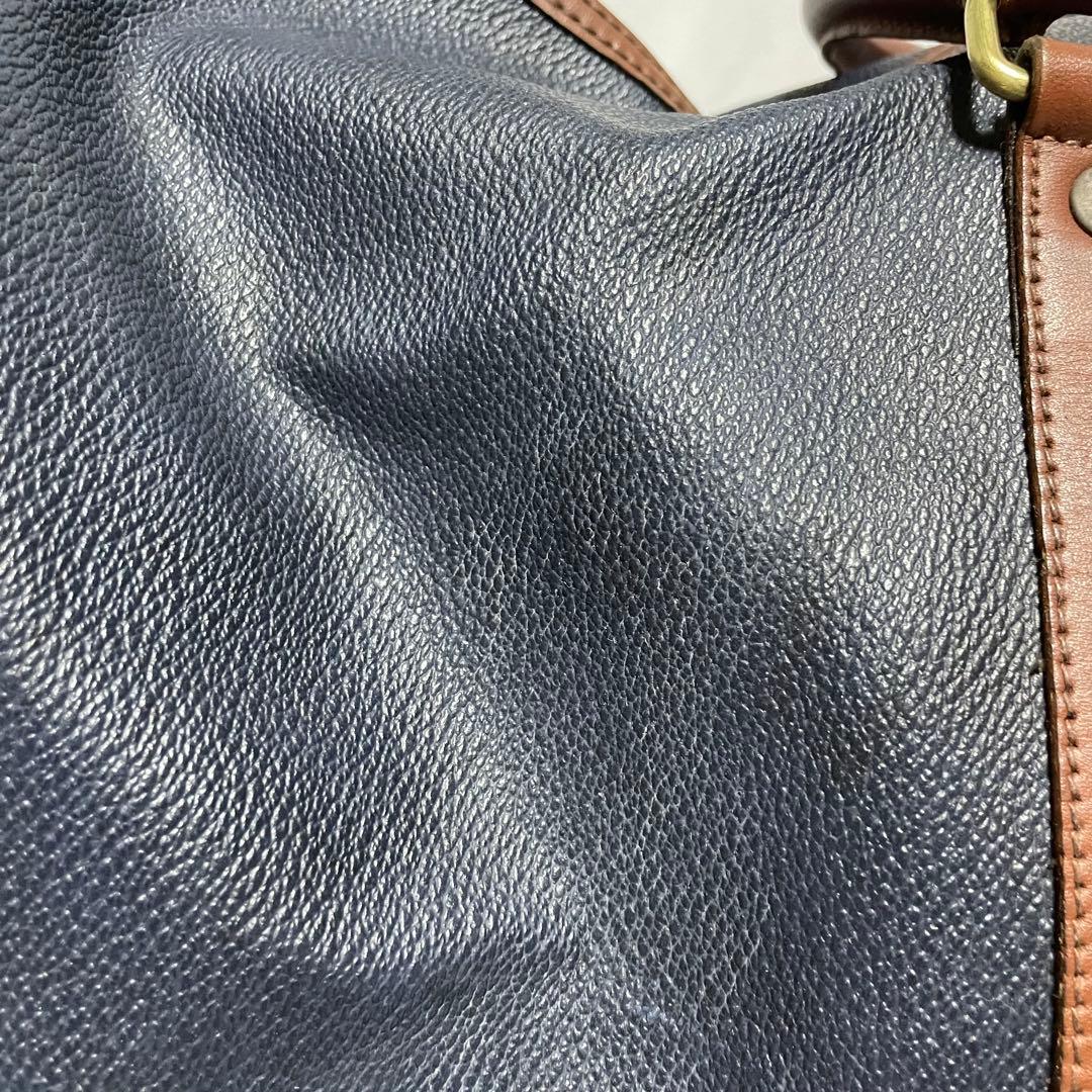 Burberry バーバリー ボストンバッグ ネイビー