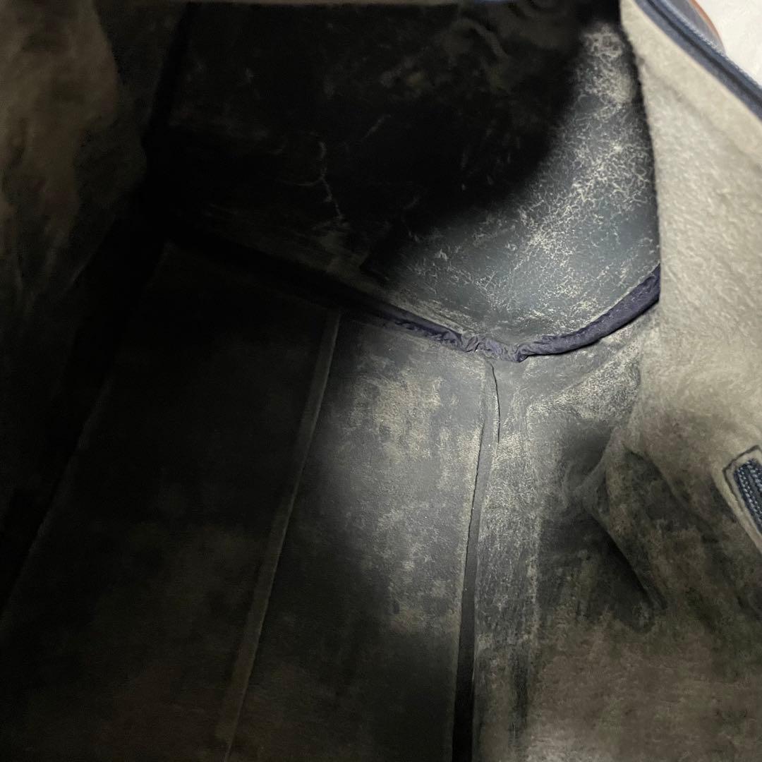 Burberry バーバリー ボストンバッグ ネイビー