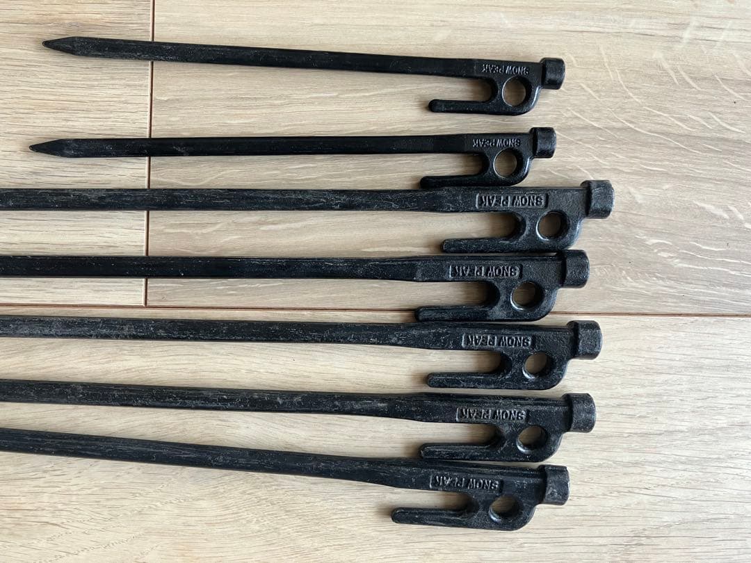 お買得⭐︎スノーピーク　ペグハンマーとペグ8本セット　マルチコンテナ