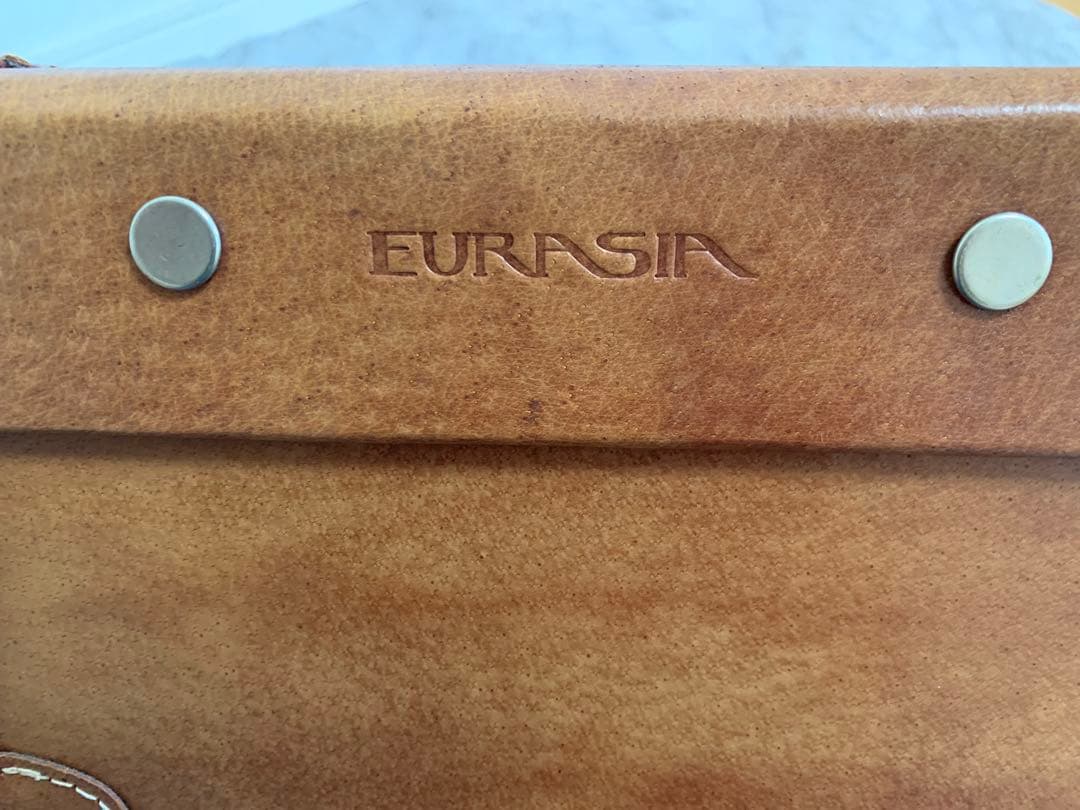 【美品】ユーラシアトランク レトロ　スーツケース ブラウン
