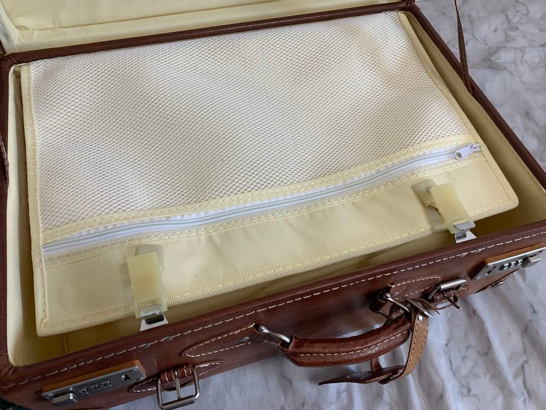 【美品】ユーラシアトランク レトロ　スーツケース ブラウン