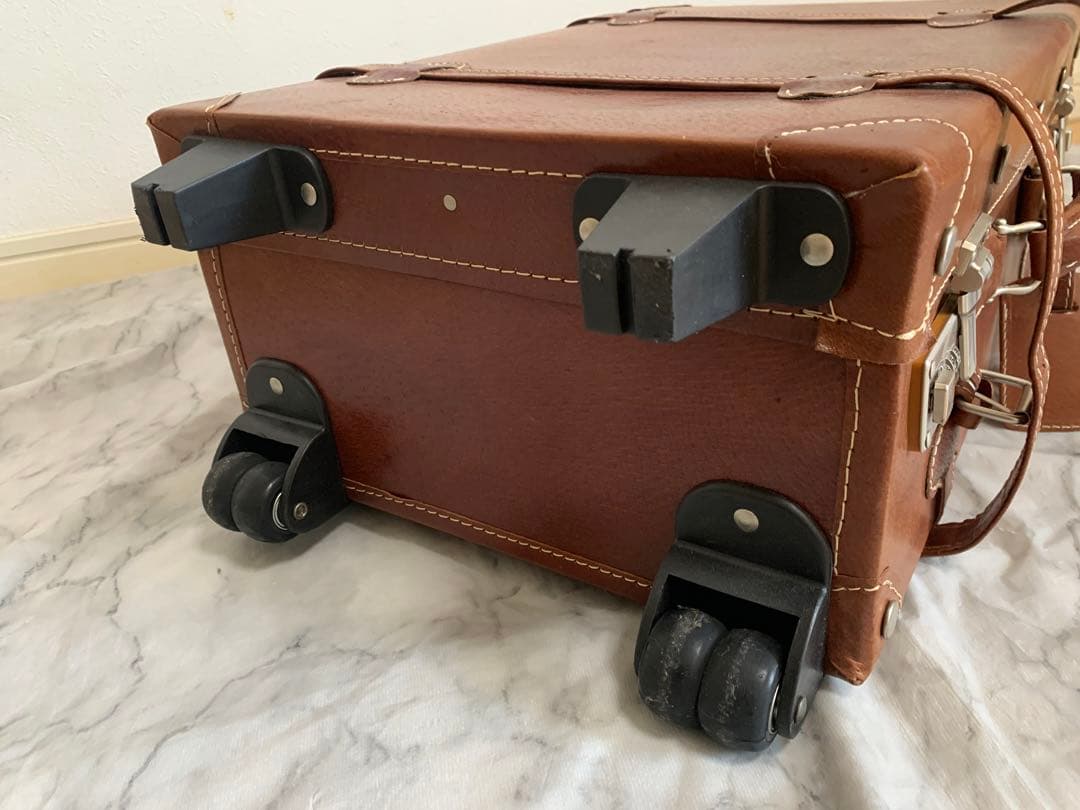 【美品】ユーラシアトランク レトロ　スーツケース ブラウン