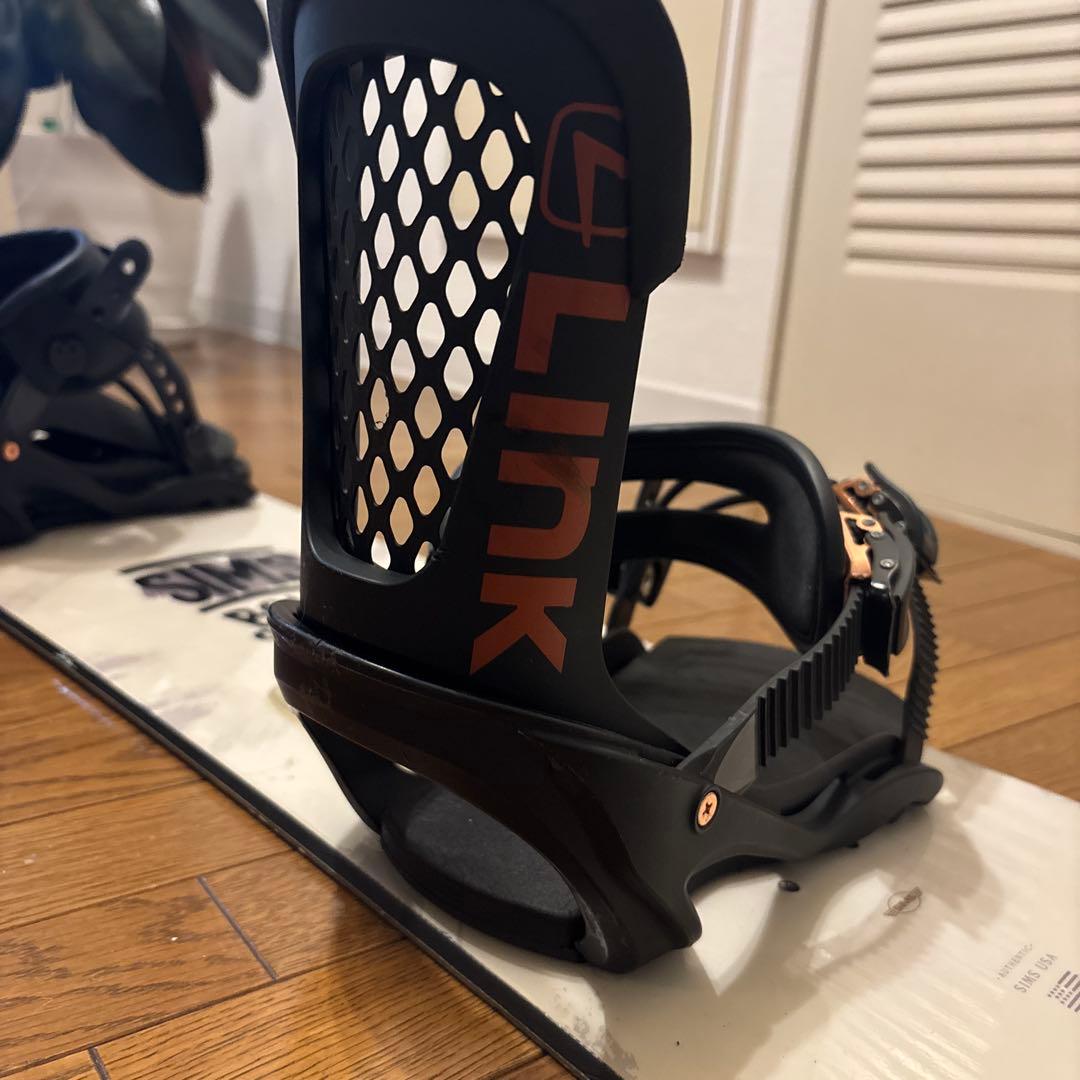 シムススノーボード139 ビンディングMセット