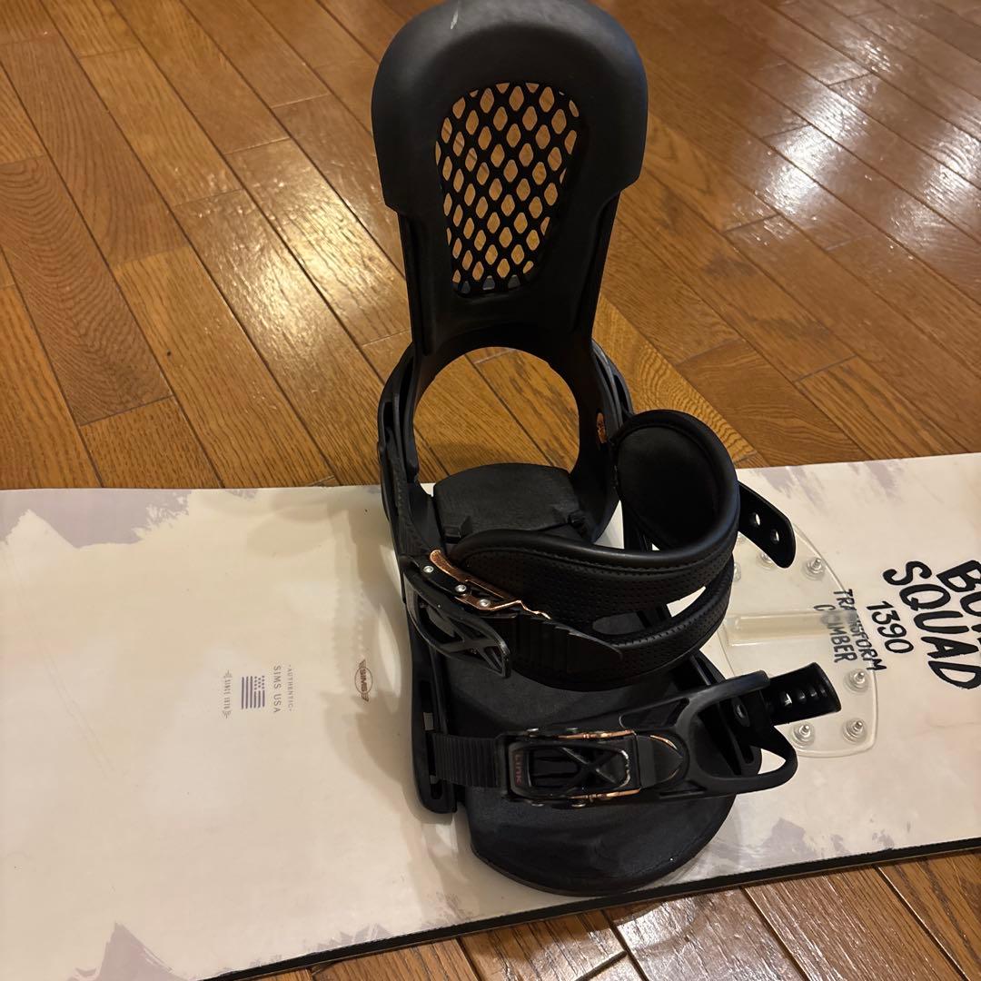 シムススノーボード139 ビンディングMセット