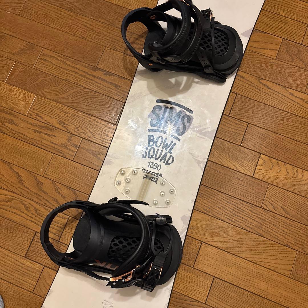 シムススノーボード139 ビンディングMセット