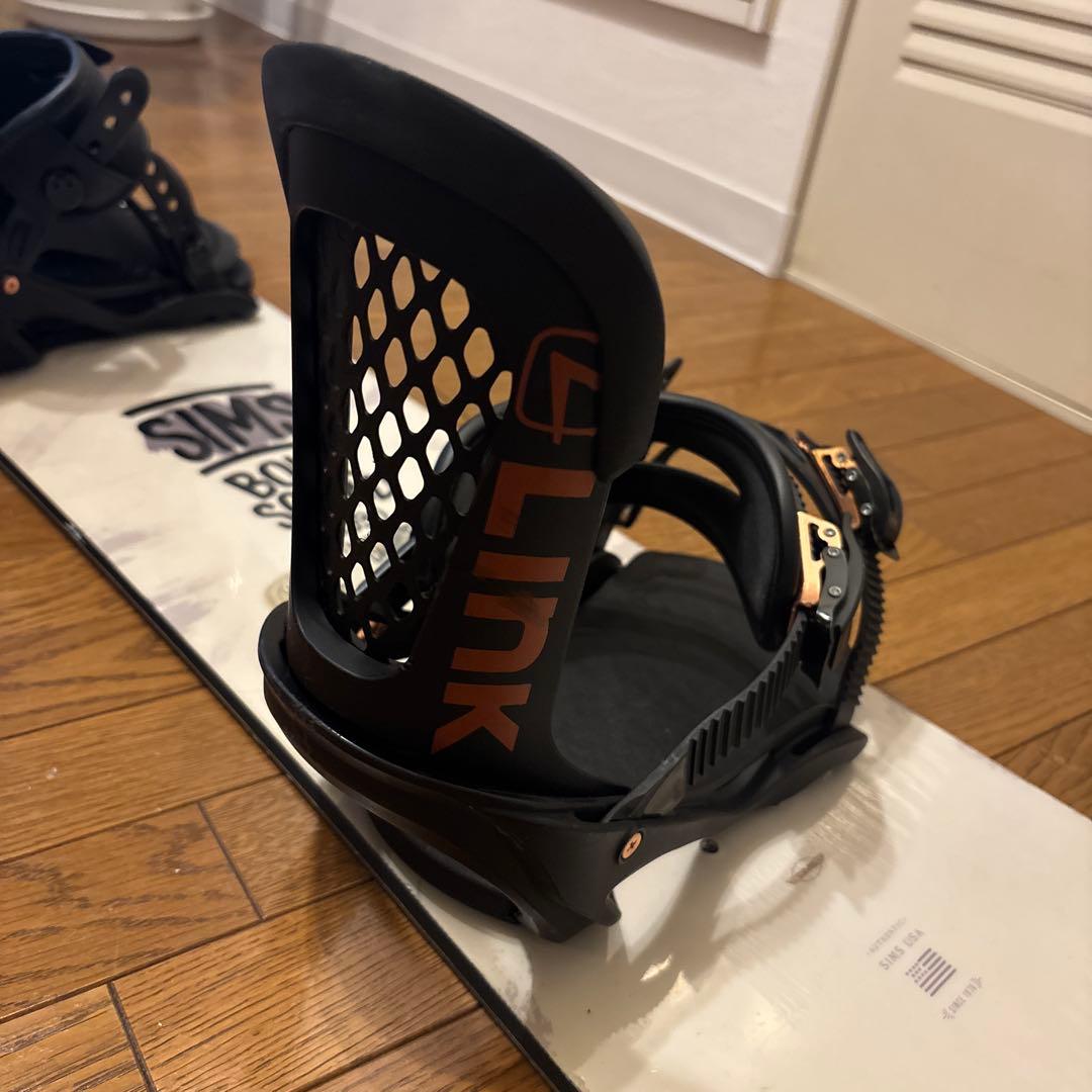 シムススノーボード139 ビンディングMセット