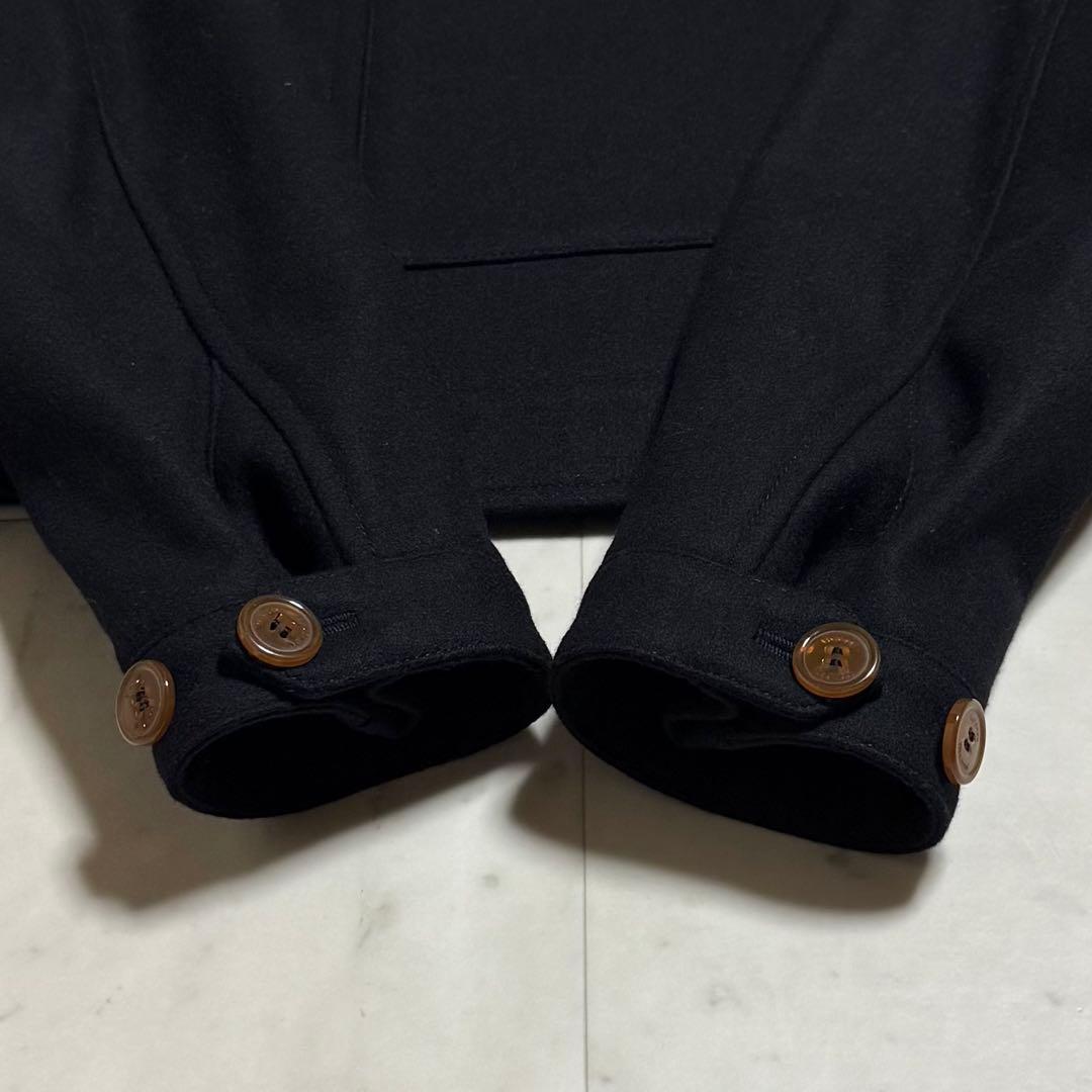 美品 ヴィヴィアンウエストウッド MAN メルトンライダースブルゾン 黒 44