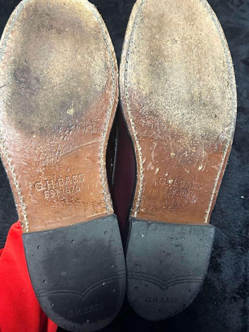 G.H. BASS Weejuns バーガンディ ローファー