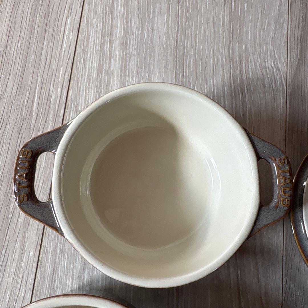 ストウブ　セラミックココット　アンティークグレー