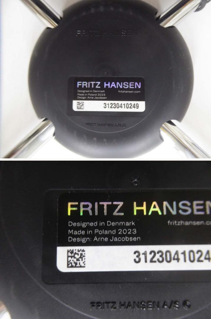 未使用 正規品■フリッツハンセン■ 3101 アリンコチェア ライトグレー-1