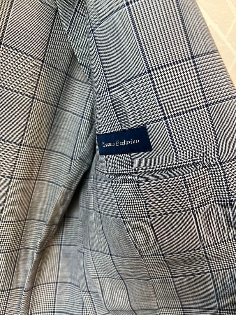 【極美品23万】 LARDINI ラルディーニ 3ピース スーツ 48