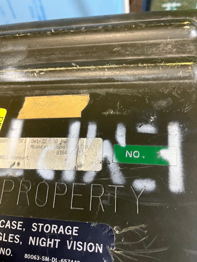 実物米軍 ZERO Corporation ナイトビジョンゴーグルケース 飛行士