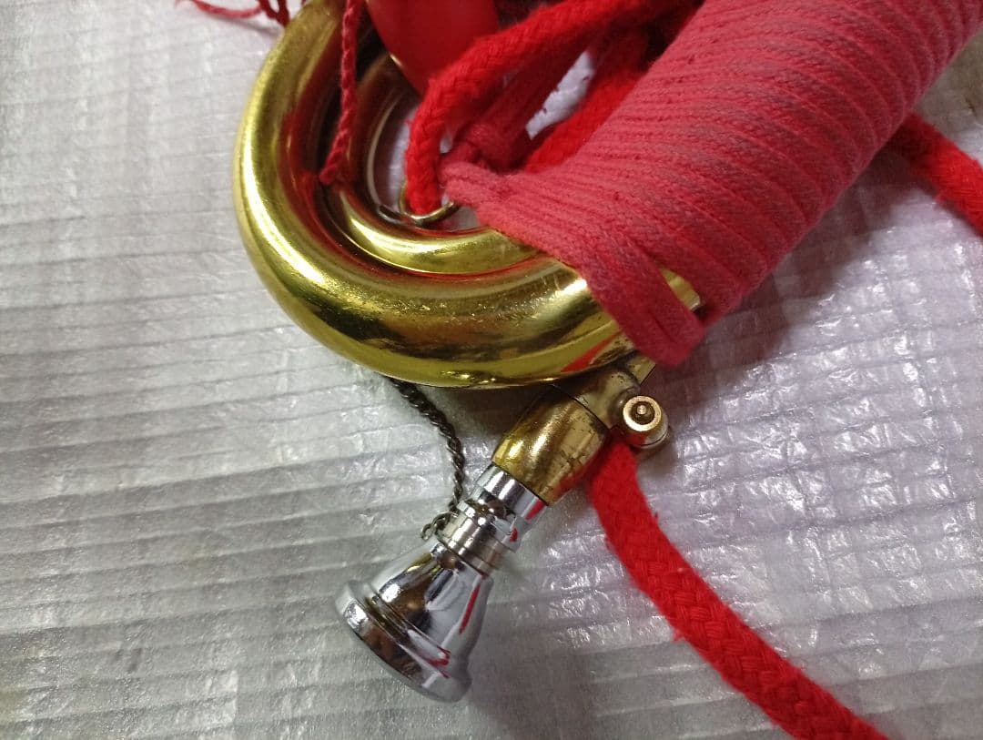 浜松まつり*　らっぱ 3連ラッパ 金色信号ラッパ