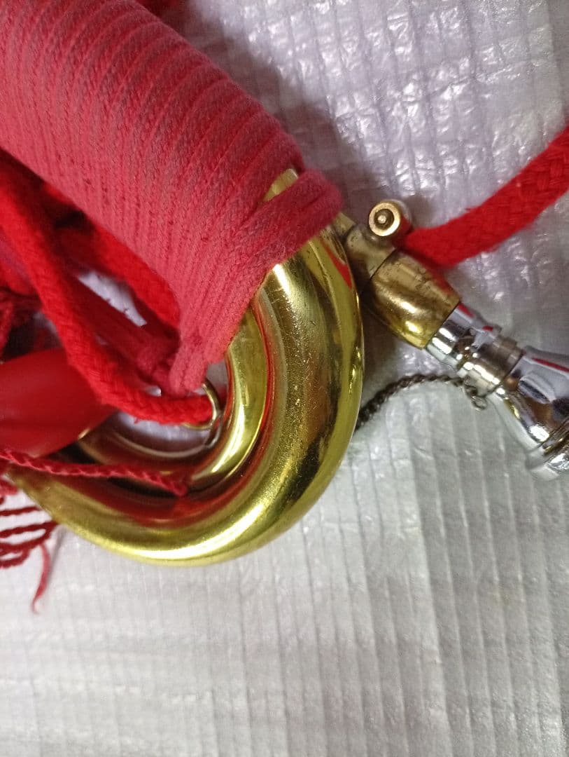 浜松まつり*　らっぱ 3連ラッパ 金色信号ラッパ