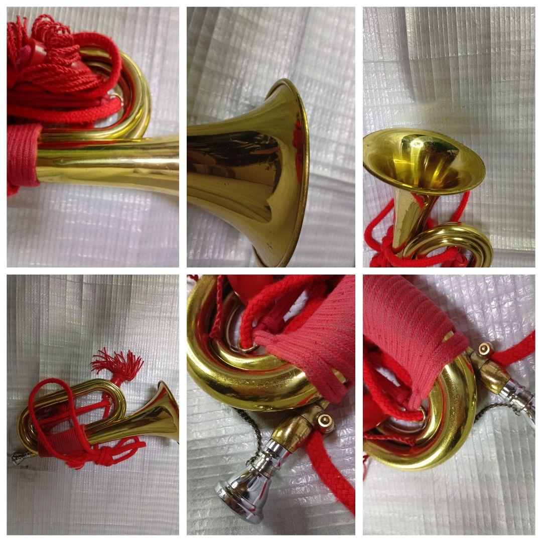浜松まつり*　らっぱ 3連ラッパ 金色信号ラッパ