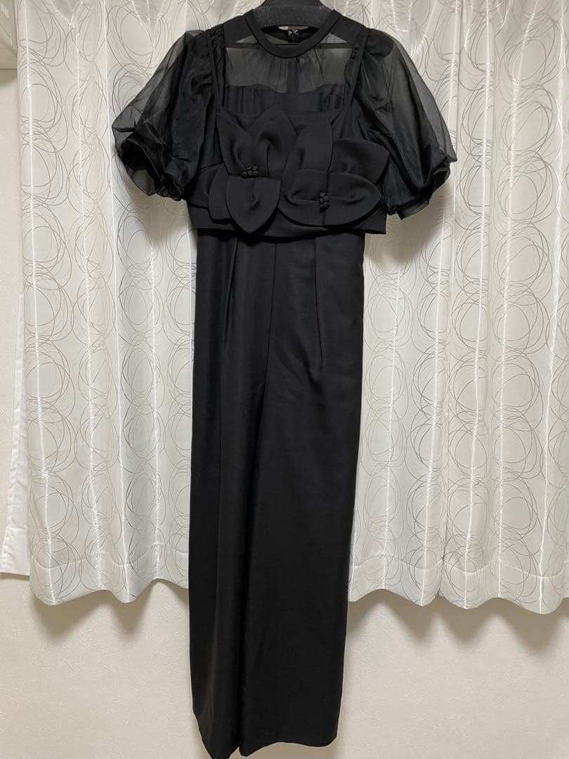 LERURE パーティードレス　フラワービスチェドレス