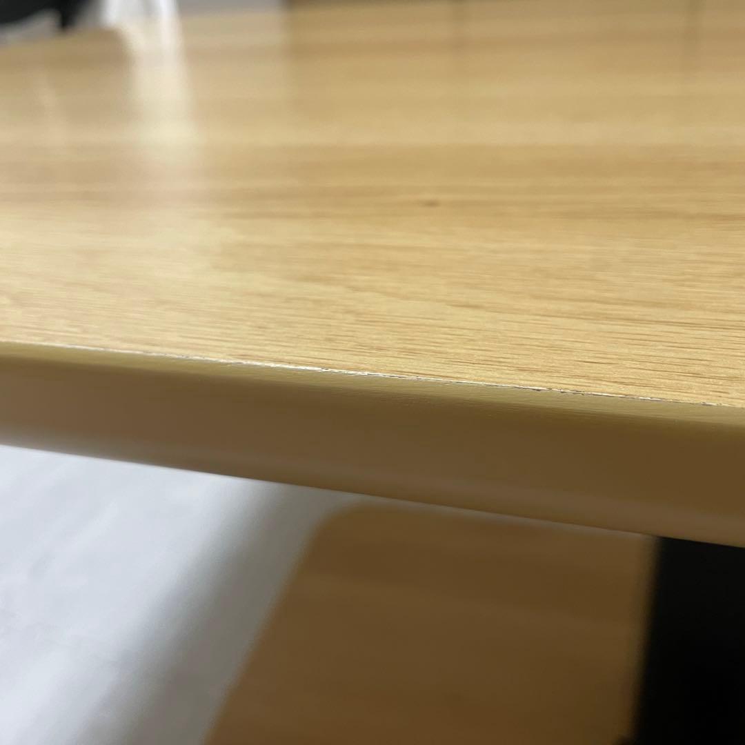 昇降式テーブル ダイニングテーブル 120×75 ナチュラル モダンデコ
