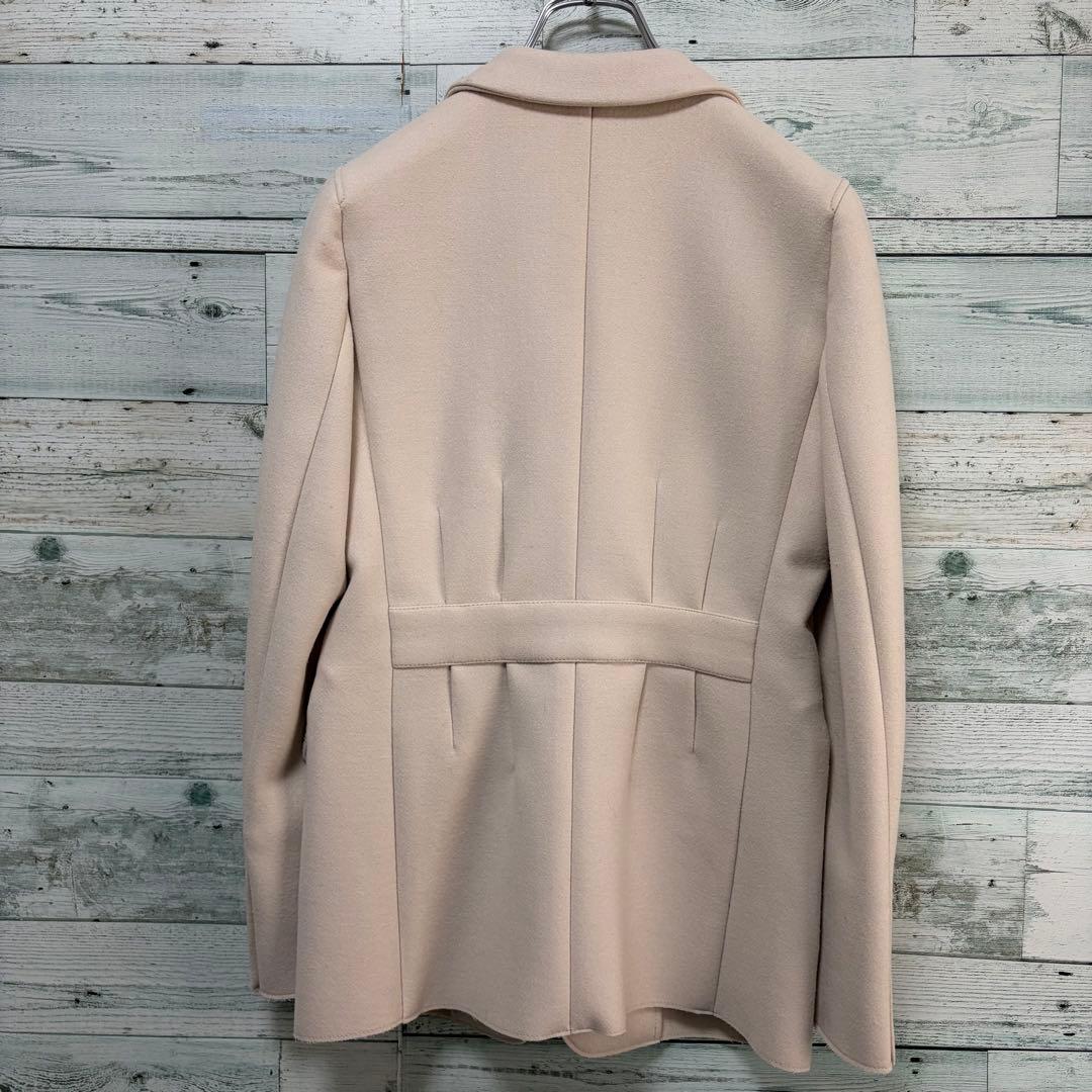 ☆美品☆ボリオリ　ウールテーラードジャケット　銀ボタン　オフホワイト　イタリア製