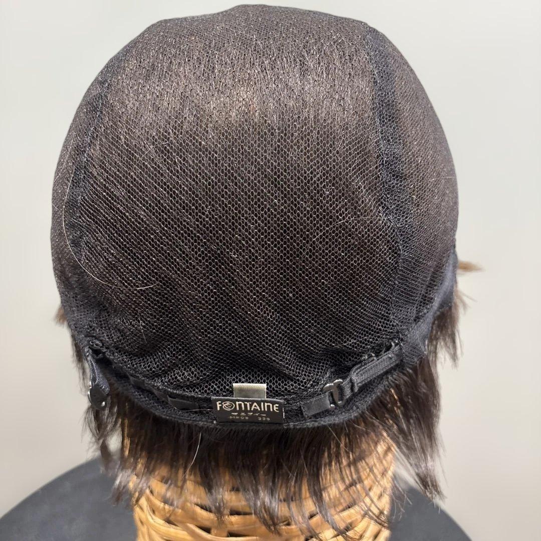 フォンテーヌブラウンショートウィッグ レイヤー仕上げ