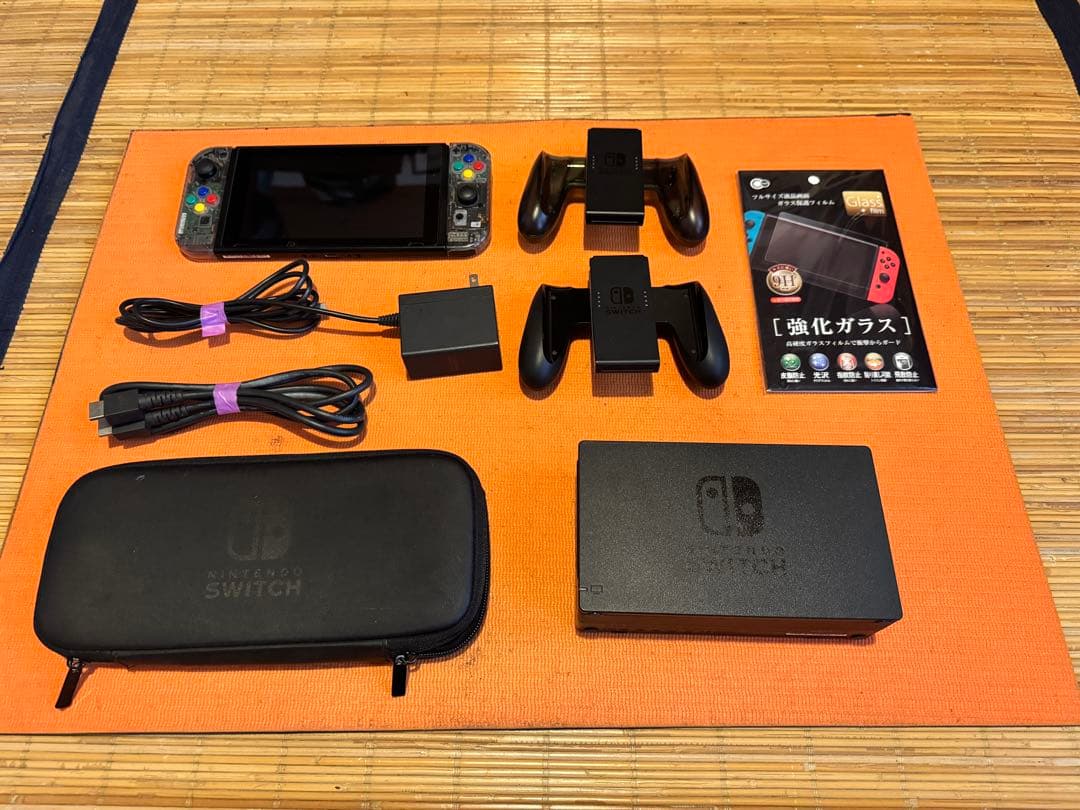 【ブラックスケルトン美品】Nintendo Switch ニンテンドー　スイッチ