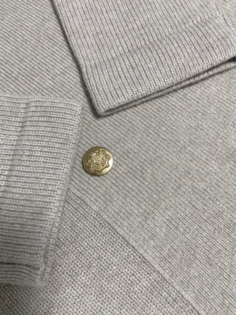 ♡23区♡今季 【見上愛さん着用】カシミヤブレンド ニット ジャケット♡ベージュ