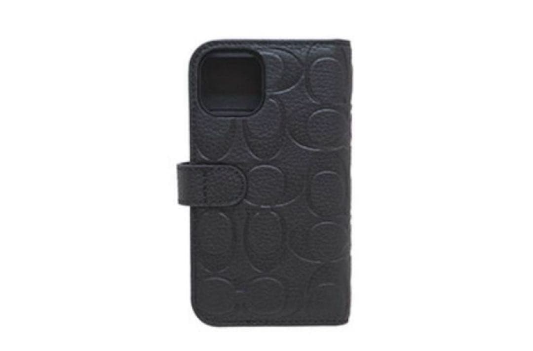 新品 未使用 iPhone 13 COACH（R）ブックタイプケース ブラック