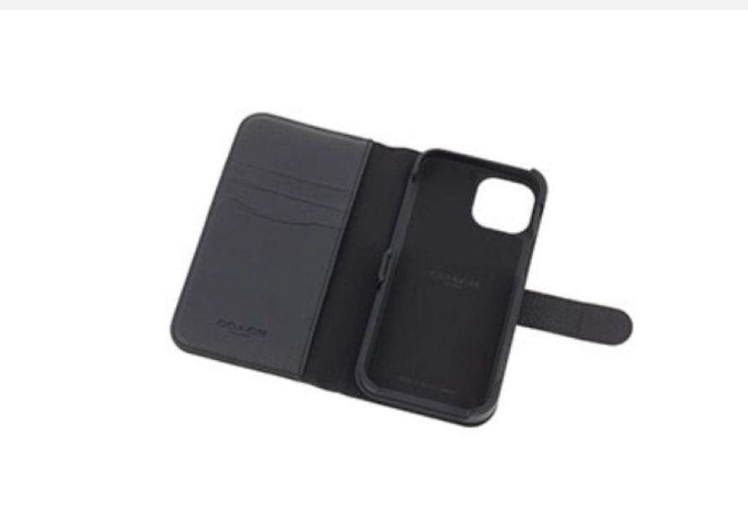 新品 未使用 iPhone 13 COACH（R）ブックタイプケース ブラック